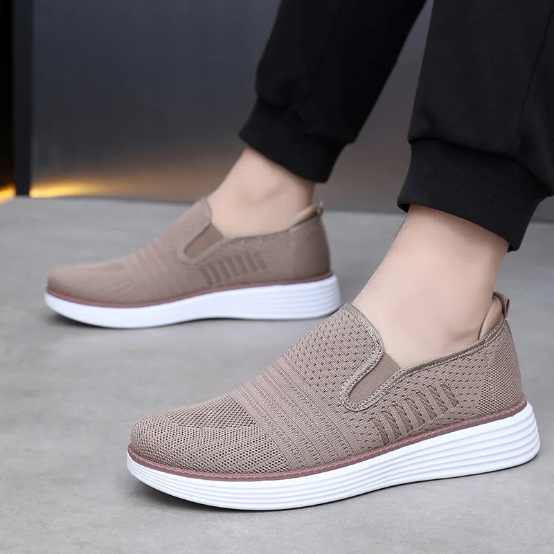 Men's 2025 Spring New Versatile and Fashionable One Step Lazy Shoes Breathable Lightweight Durable Casual Single Shoes for Men