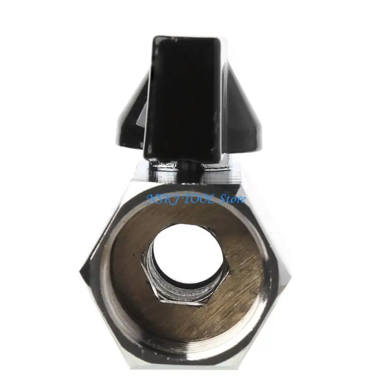 L8RC Messing-Minikugel für Ventil, Zoll BSP-Stecker auf Innengewinde, Luftkompressorschlauch