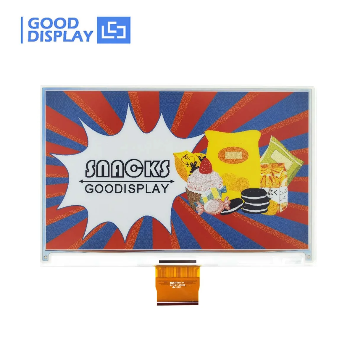 

7.3-inch E6 color e-ink display high-saturation 800x480 ePaper display module, GDEP073E01