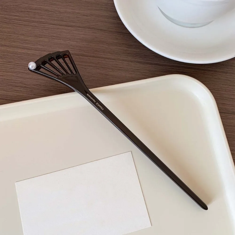 

Новая водонепроницаемая ацетатная заколка для волос в китайском стиле, глянцевая, веерообразная, в стиле Ханьфу, для современных причесок