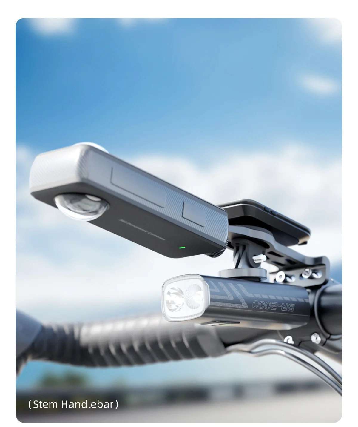 CYCLAMI 360 drehbare Halterung für Go Pro 8–13 Insta360 One X2 X3 X4 DJI Kamerazubehör Fahrradhalterung für IGS Garmin XOSS – Detail 8