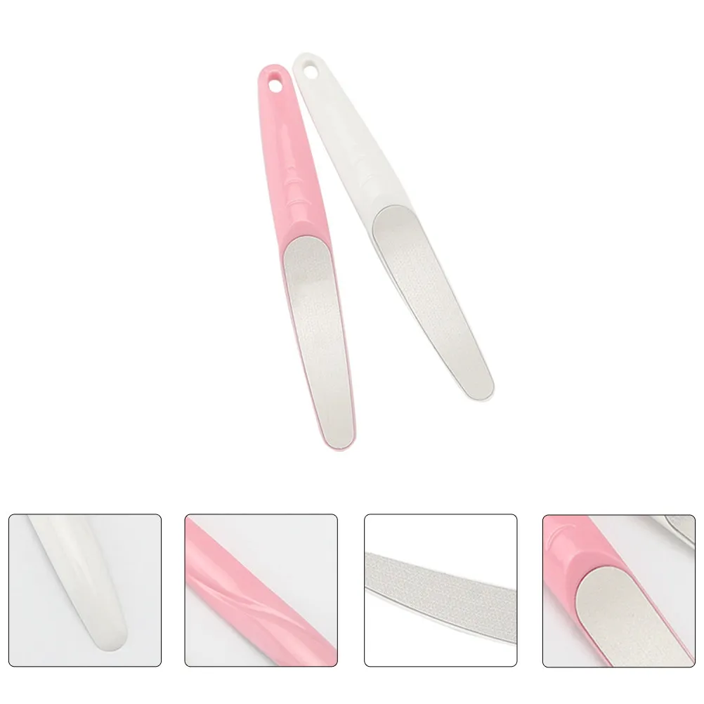 

4Pcs Stainless Steel Nail Files Compact Manicure Pedicure Tool Set Nail Art Supplies Easy Store Stainless Steel Files