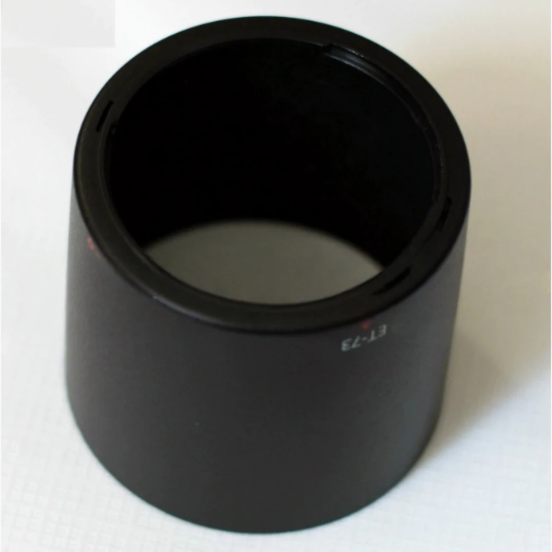 Replacement ET-73 Bayonet Mount Lens Hood Sun Shade Protector Compatible with Canon EF 100mm f/2.8L IS USM Macro Camera Lens