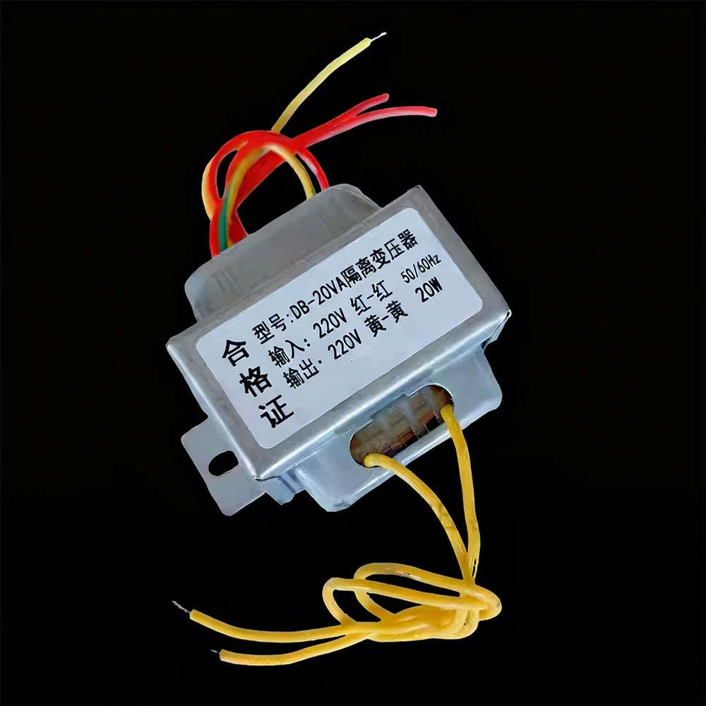 1Pcs AC Power Transformer DB-20VA 20W 220V to 12V 13.5V 15V 16V 18V 20V 24V 36V 48V 110V 220V 50Hz-60Hz Isolation Transformer