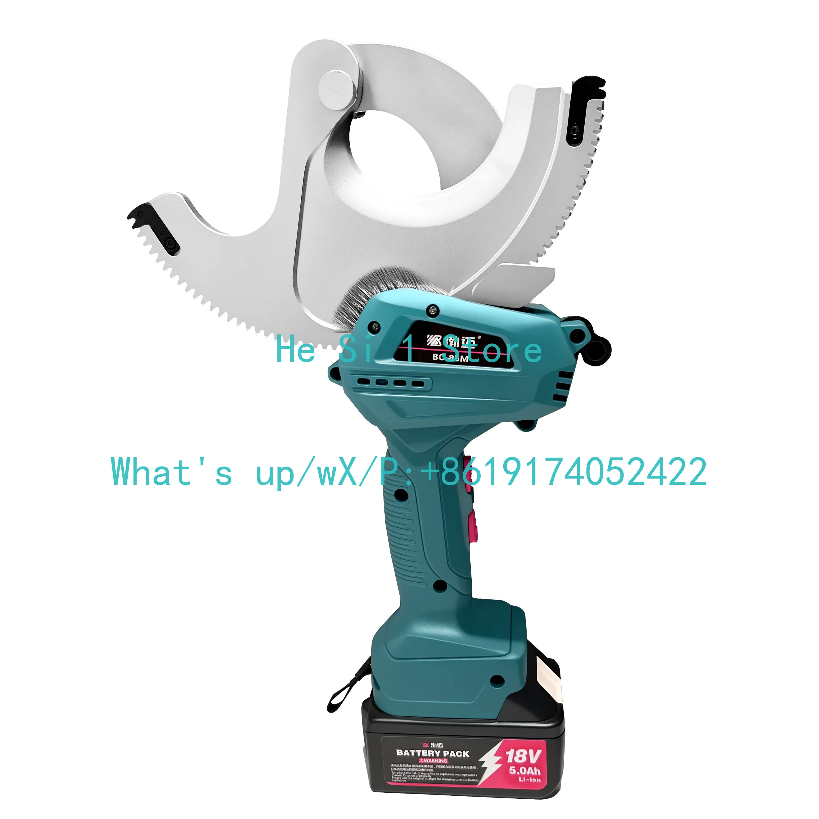Upgrade brushless BC-50M, electric cable scissors, rechargeable ratchet scissors for electricians