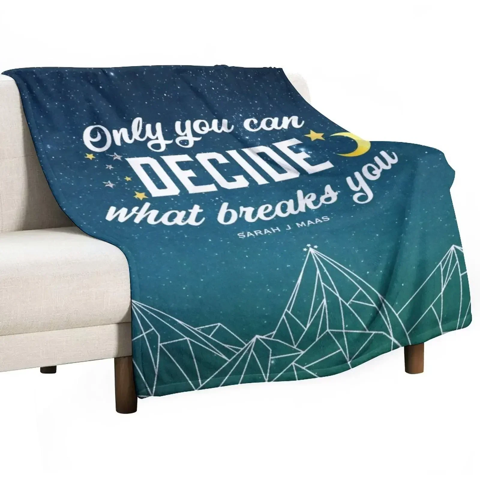 

Only you Can - Sarah J Maas Throw Blanket Luxury Brand for babies valentine gift ideas Blankets