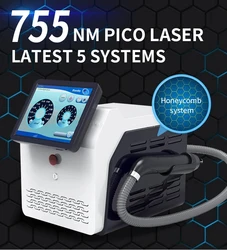 2024 Newest Q-SWITCH ND YAG LASER Tattoo Removal Carbon Peeling NdYag Tattoo Remove Machine Pico Laser For Remove Tattoo