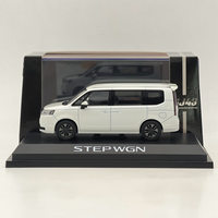 Hobby Japan 1/43 STEP WGN e:HEV SPADA Platinum White (P) HJ432004W Diecast Model Car Miniature Limited Collection Auto Toys Gift