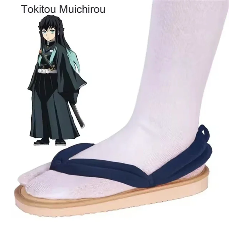 Anime Demone Slayer Scarpe Cosplay Kimetsu No Yaiba Kamado Tanjirou Zoccoli Sandali Kamado Nezuko Geta Kochou Shinobu Infradito