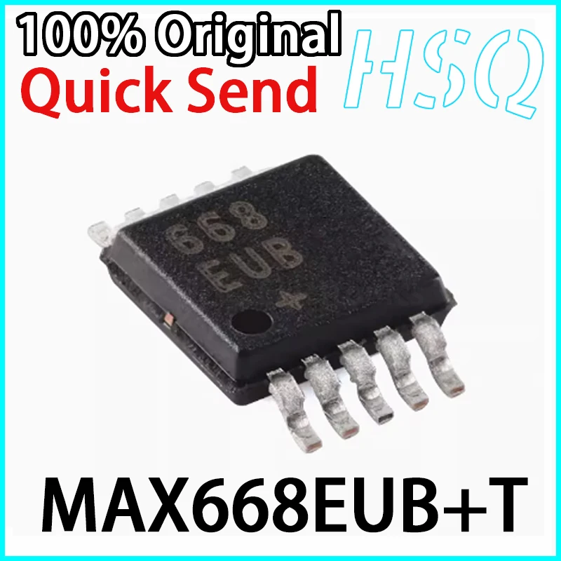 

2PCS Original MAX668EUB+T Silk Screen 668EUB MSOP10 Input PWM Boost Controller Chip Brand New in Stock