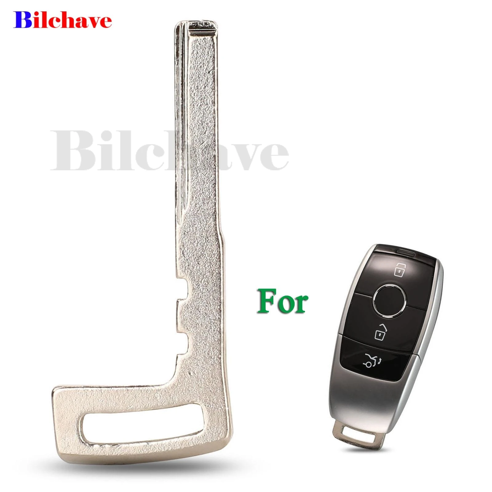 

jingyuqin 10pcs/Lot For Mercedes Benz 2017 E Class W213 2018 S FOB Replacement Smart Car Key Blade Emergency Insert Key Blade