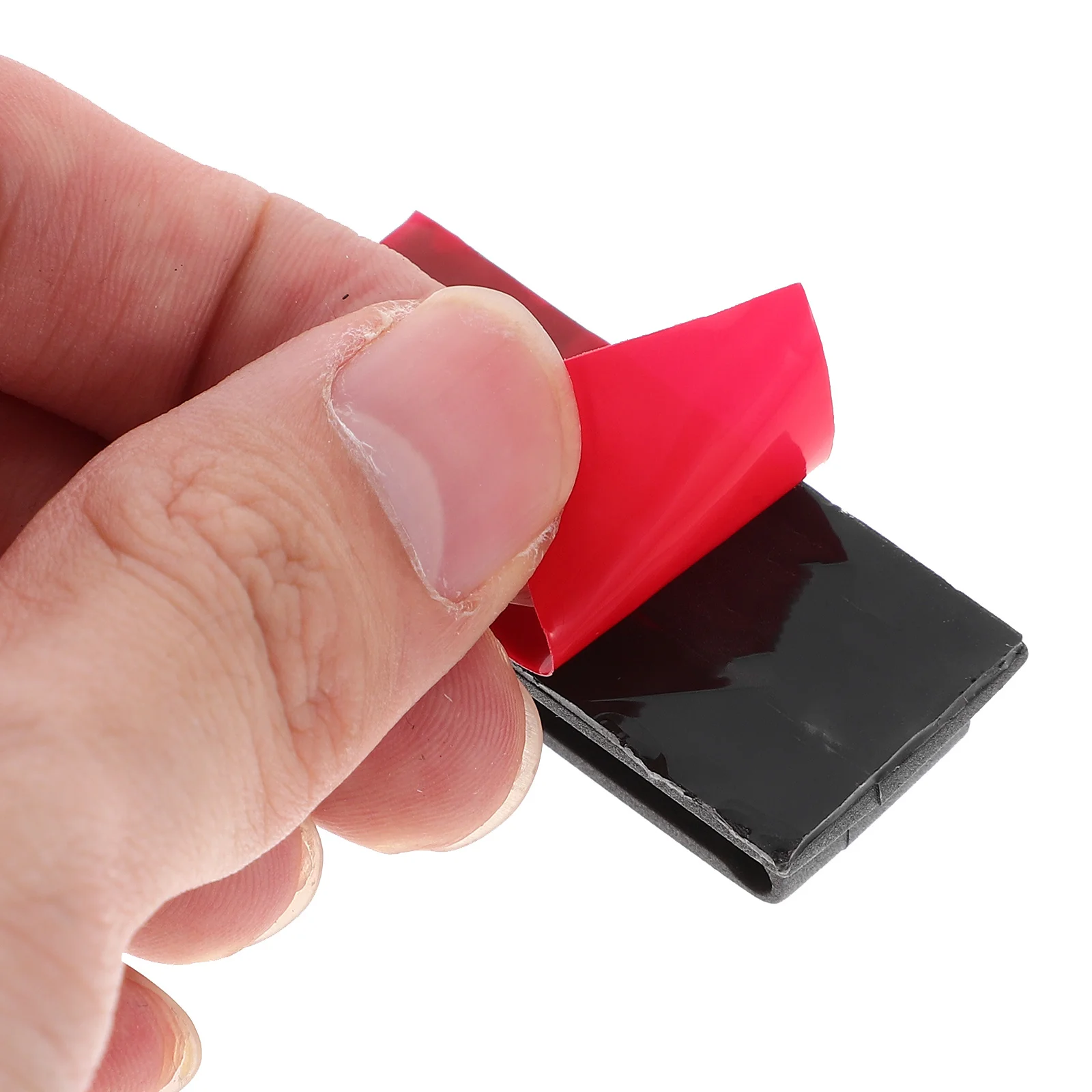 25 قطعة مقاطع كابلات مسطحة سلك لاصق ذاتي مقاطع مرتبة لمكتب إدارة سلك السيارة المشابك تنظيم الأسلاك الكهربائية بدقة #2