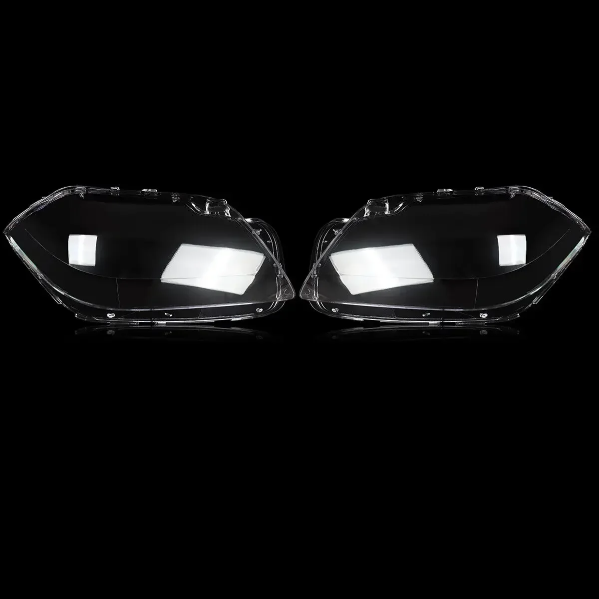 Pair For Mercedes X166 GL63 AMG GL450 GL550 12-2016 Headlight Clear Lens Cover car accessories