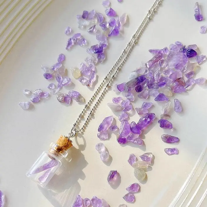 Inuyasha Four Souls Jade Fragments Collection State Kagome Ali Crystal Glass Necklace Anime Cartoon Secondary Sample