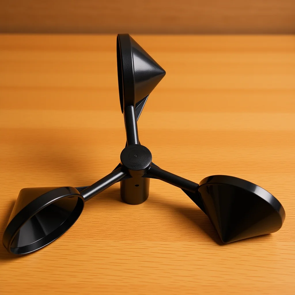 

Wind Speed Meter ABS 3-Cup Anemometer Sensor for Weather Stations Greenhouses Ships Wind Measurement Tool Anemometer Cup