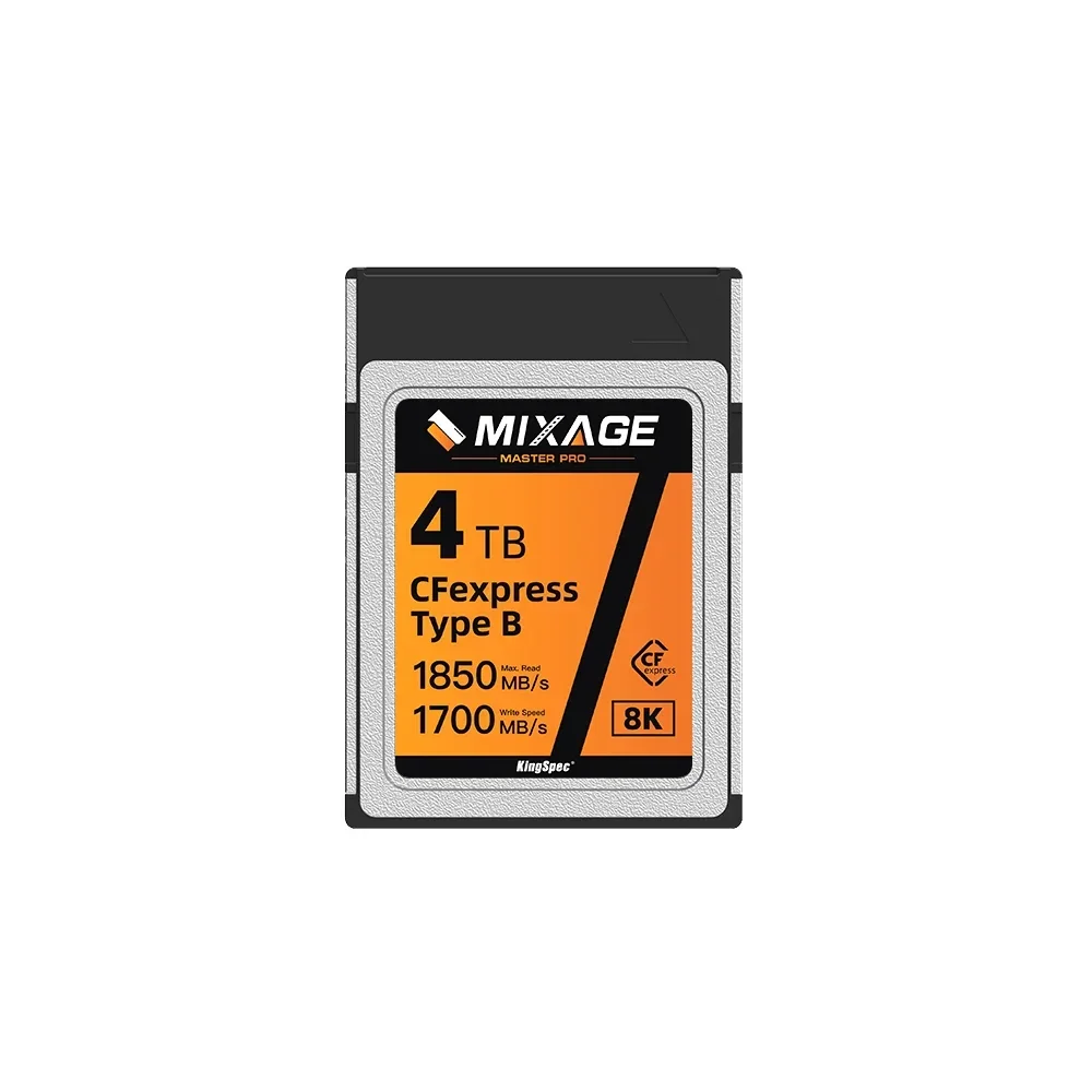 

2026 KingSpec High capacity PCIe Gen3*2 128GB 256GB 512GB 1TB 2TB 4TB nvme memory card cfexpress card type b for Camera