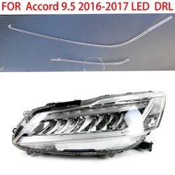 For Honda Accord 9.5 2016 2017 DRL Led Headlight Light Guide Plate Daytime Running Light Tube Car Daytime Running Light Bar