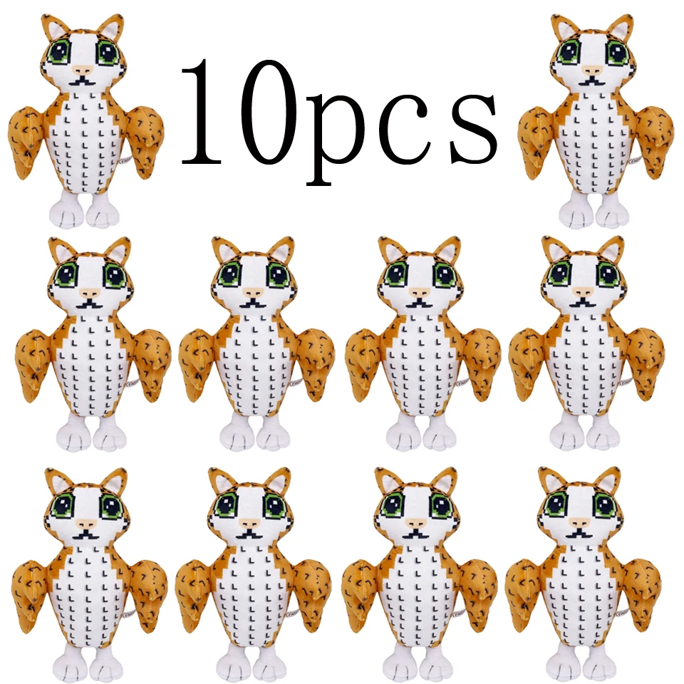 * Nuovo 1-10p Ruba Un Brainrot Figurina carina No.9 Casa Peluche Gioco Periferico Peluche Bambole di pezza Anime Giocattoli Regalo di Natale