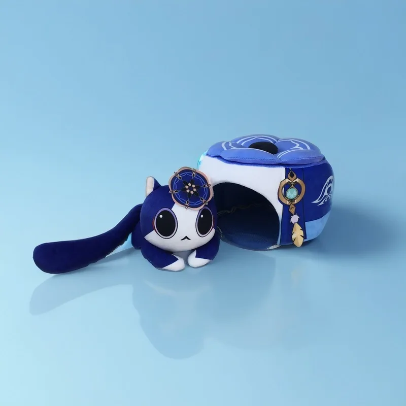 Nieuwe Originele Genshin Impact Kat Cake Cartoon Game Omliggende Funina Leuke Navelet Linghuana Xida Meisje Verjaardagscadeau Pop