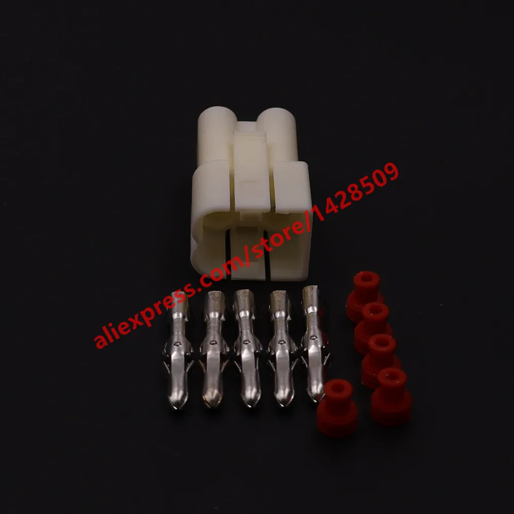 1 Set 5 Pin Waterproof Automotive Plug Electric Car Connector 533972523 533972524