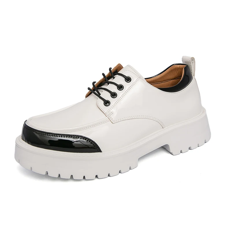 

Модные мужские туфли дерби, мужские повседневные удобные дышащие туфли на шнуровке для вождения, дорожная обувь, социальная обувь, размеры 38-46, мужская обувь