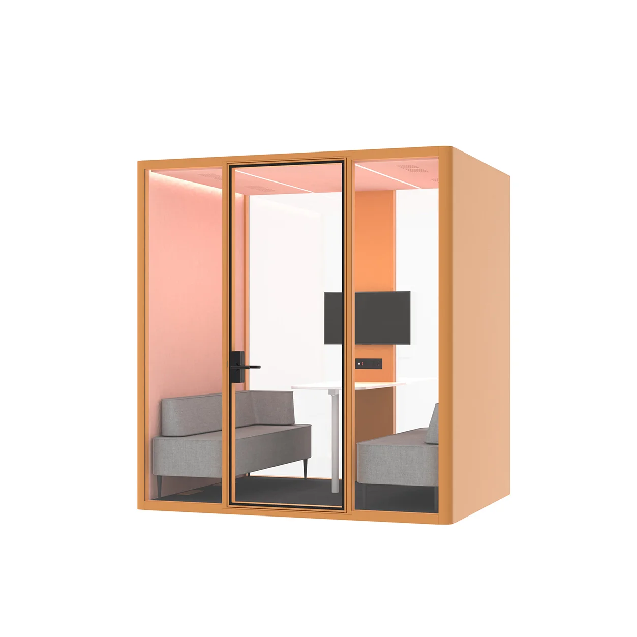 Modular Office Soundproof Booth Acoustic Meeting Pod For 1 To 6 Person OEM ODM