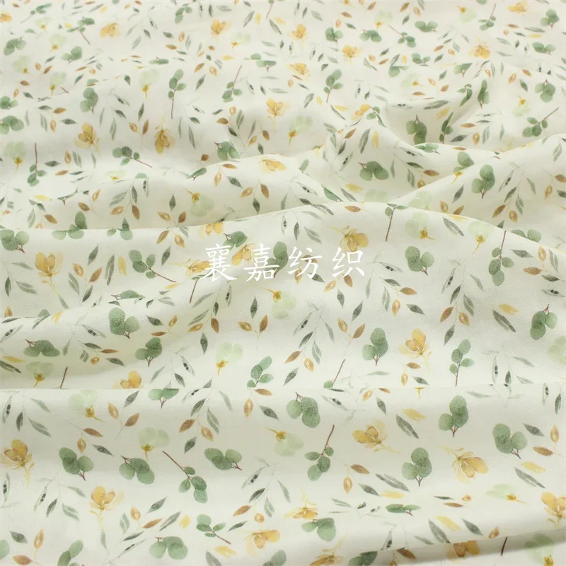 150x50cm Soft Bamboo Fiber Double-Layer Gauze Fabric Small Floral Digital Print for Baby Clothing Pajamas Bedding Cloth view 4
