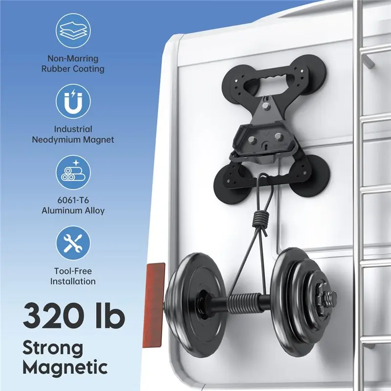 SK0165 For Starlink Mini Heavy Duty Magnetic Mount Roof Car Mount For RV Camper Van Boat