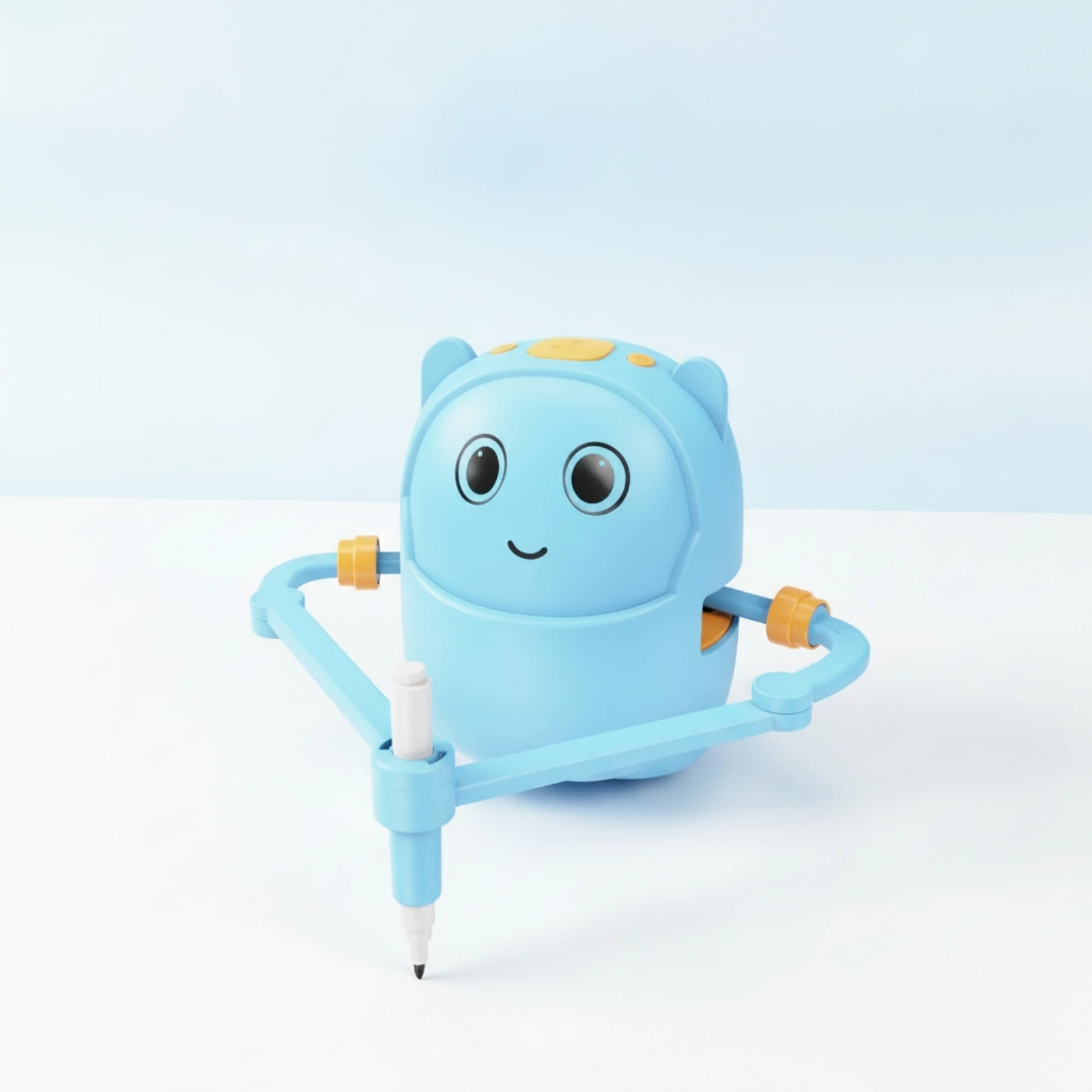 robot-with-drawing-arm-interactive-drawing-robot-doodle-bot-creative-art-toy-screenunplugged-for-children-tabletop-playroom
