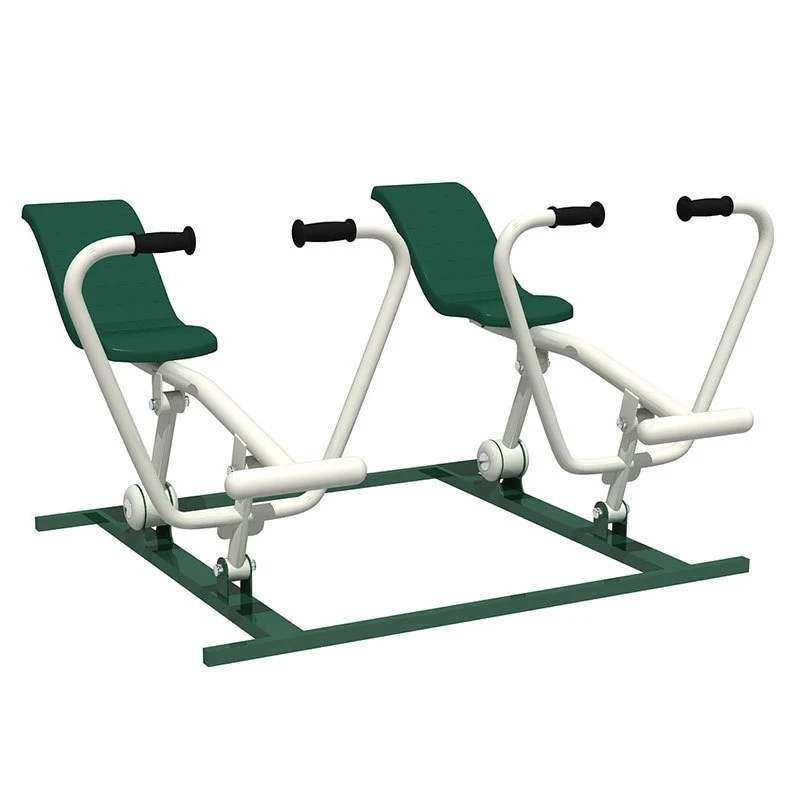 

fitness equipment, double rowing machine, community outdoor fitness equipment, double rowing machine equipment