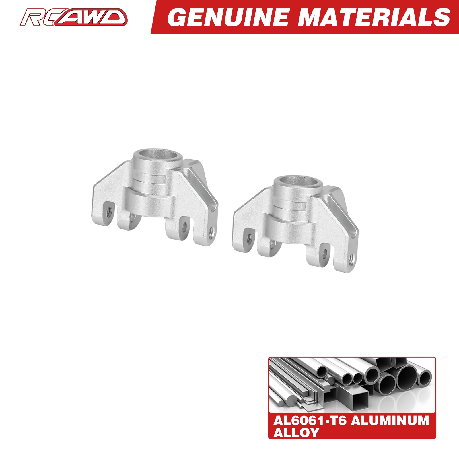 RCAWD for Losi 1/18 Mini LMT LOS01026 Steering Blocks for LOS01026T1 LOS01026T2 LOS01026T3 T4 Steering Knuckle Upgrades Parts