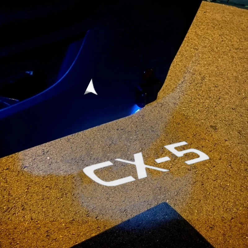 

LED Car Door HD Warning Welcome Lamps for Mazda 6 RX-8 2004-2010 CX-5 Cx-9 2006-2016 A8 ATENZA 2008-2012 Car Goods Decoration