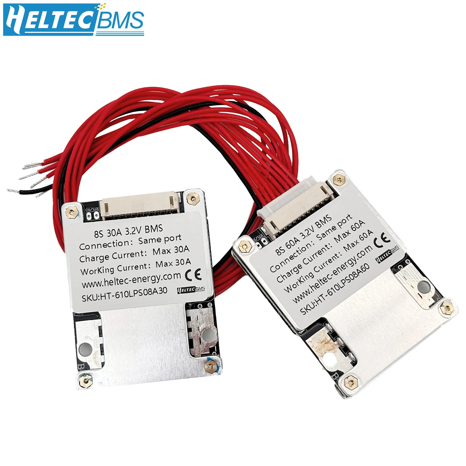 Heltecbms 8s Li-ion 8s Lifepo4 24V Płytka Zabezpieczająca Akumulator Litowy 25.6V 29.2V 30A 60A Balans BMs Przechowywanie Energii Silnika — zdjęcie produktu 2