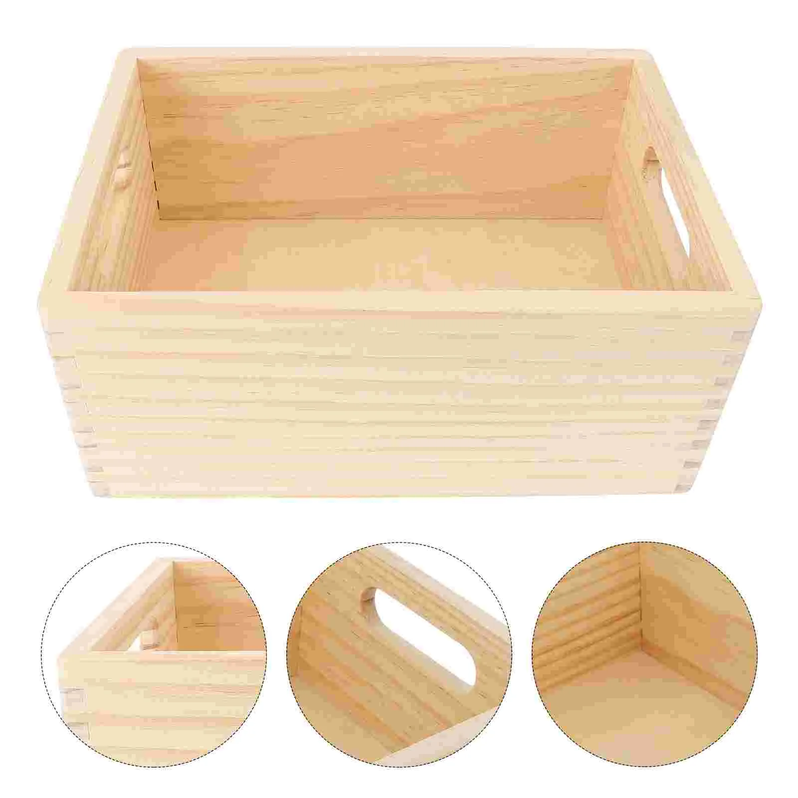 Keukenopslag Houten kist Gadget Organizer Case Speelgoed Fantasiespel Cognitief klein model Diversen Kinderspeelgoed