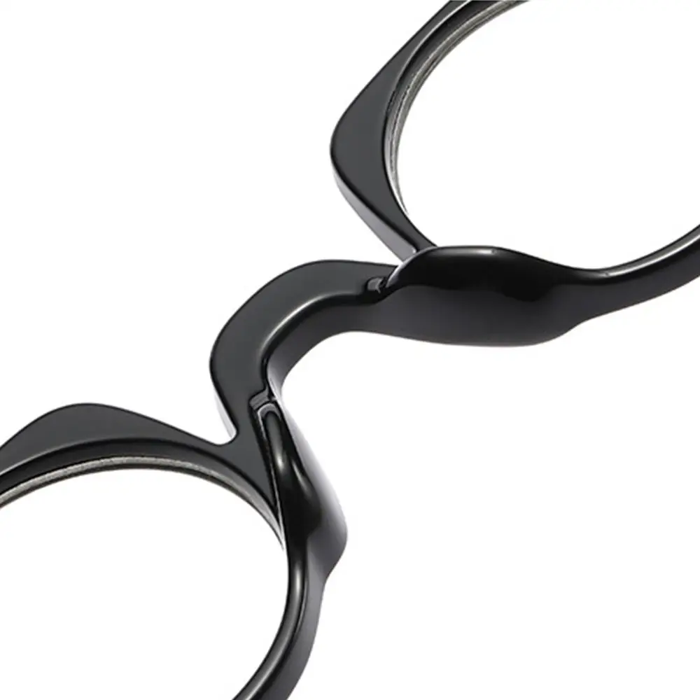 إطار مربع مستدير، نظارات حجب الضوء الأزرق على الطراز الياباني للجنسين، إطار نظارات غير طبية للنساء والرجال #1