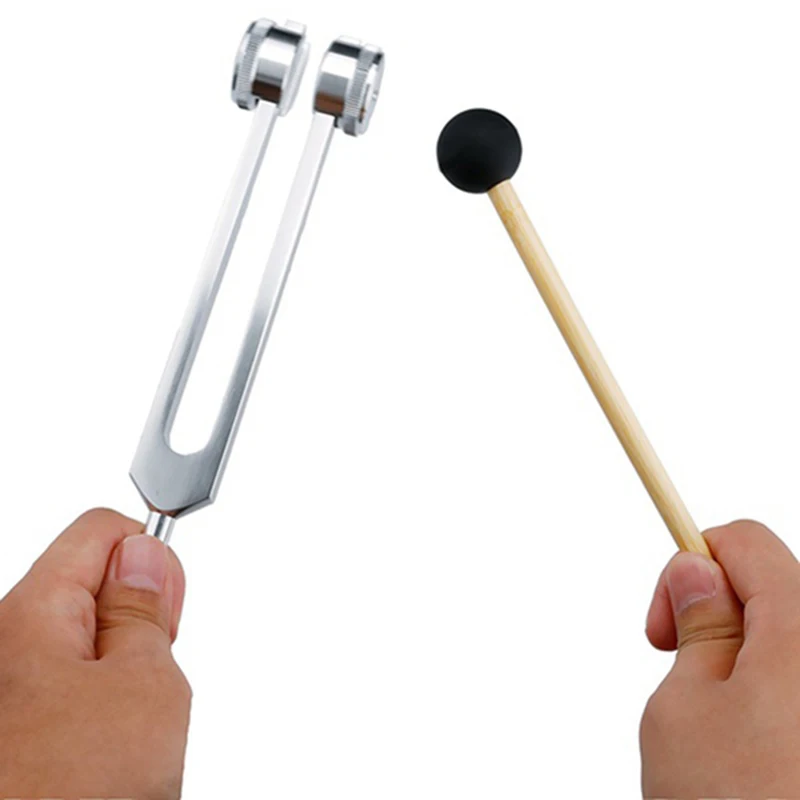ชุดเครื่องมือส้อมปรับดนตรีอะลูมินัมอัลลอย OM136.1Hz สำหรับการรักษาเสียงเครื่องมือการสั่นสะเทือนเสียง