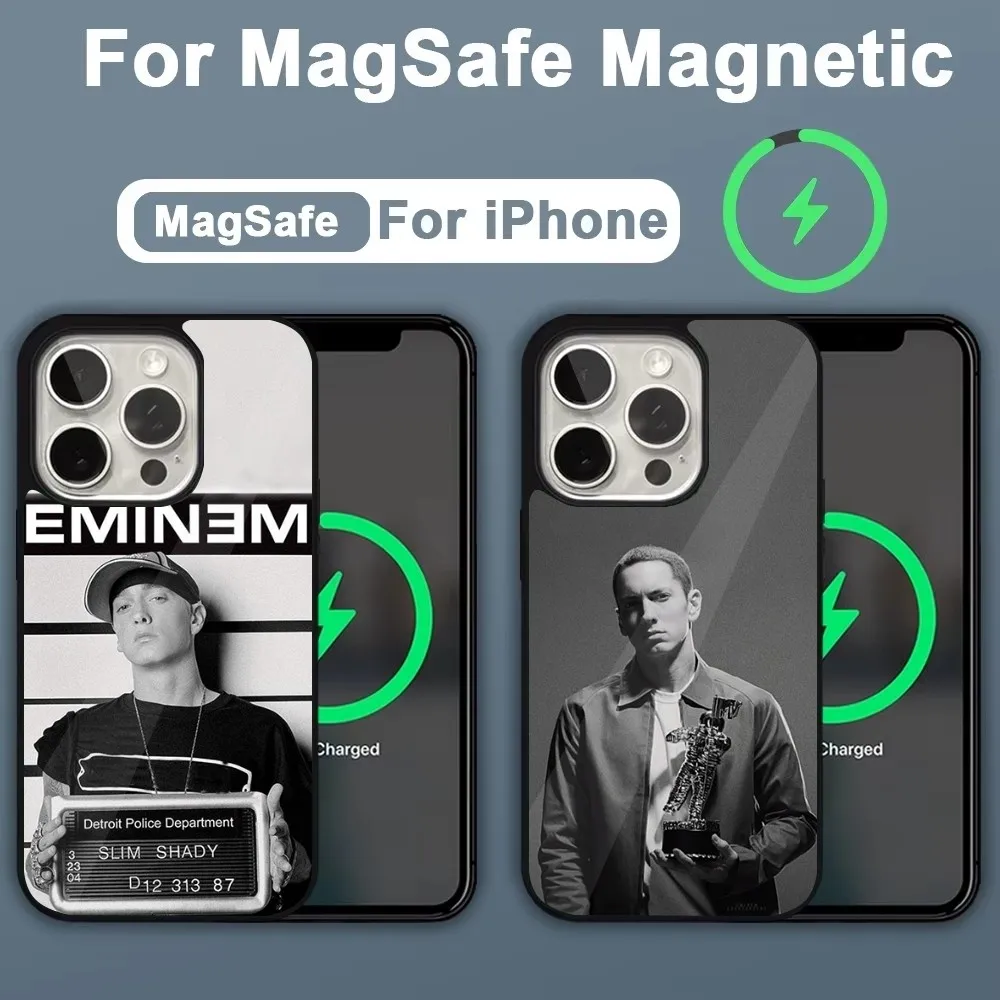 

Rapper E-Eminem Phone Case For iPhone 16,15,14,13,12,11,Plus,Pro,Max,Mini Magsafe Magnetic Wireless Charging