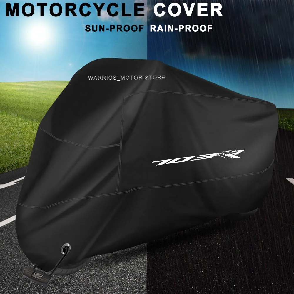 

For ZONTES 703RR 703 RR rr 2025 2024 Motorcycle Cover UV Protection Dustproof Snowproof Motorcycle Waterproof Cover
