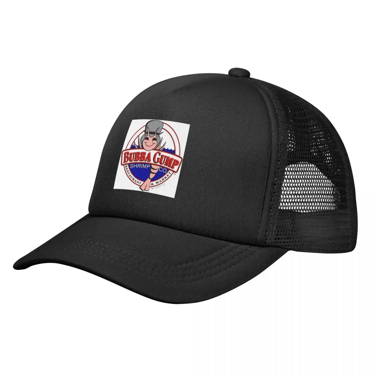 Bubba Gump bosque camarones mariscos malla gorras de béisbol Snapback moda gorras de béisbol transpirable Casual Casquette al aire libre
