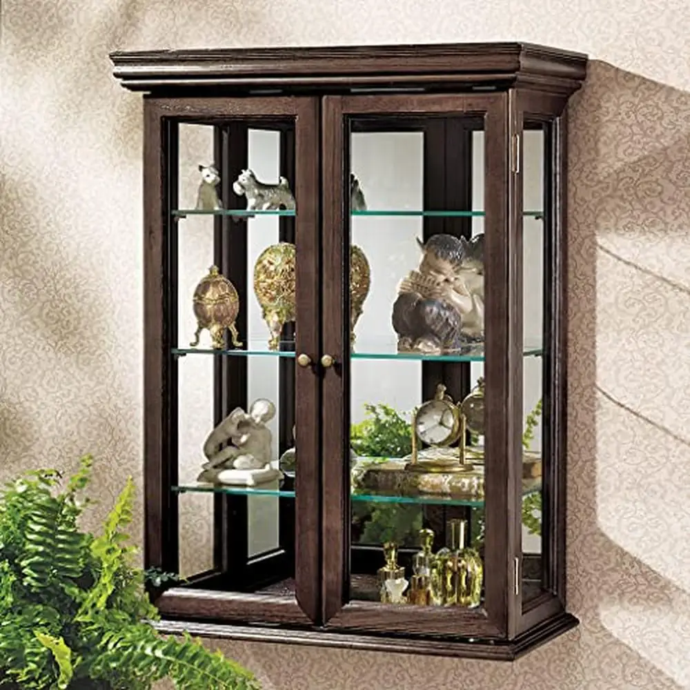 Tuscan Glass Front Curio Cabinet 26