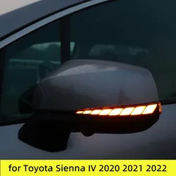 for Toyota Sienna IV 2020 2021 2022 Dynamic LED Sequential Indicator Mirror Turn Light Signal