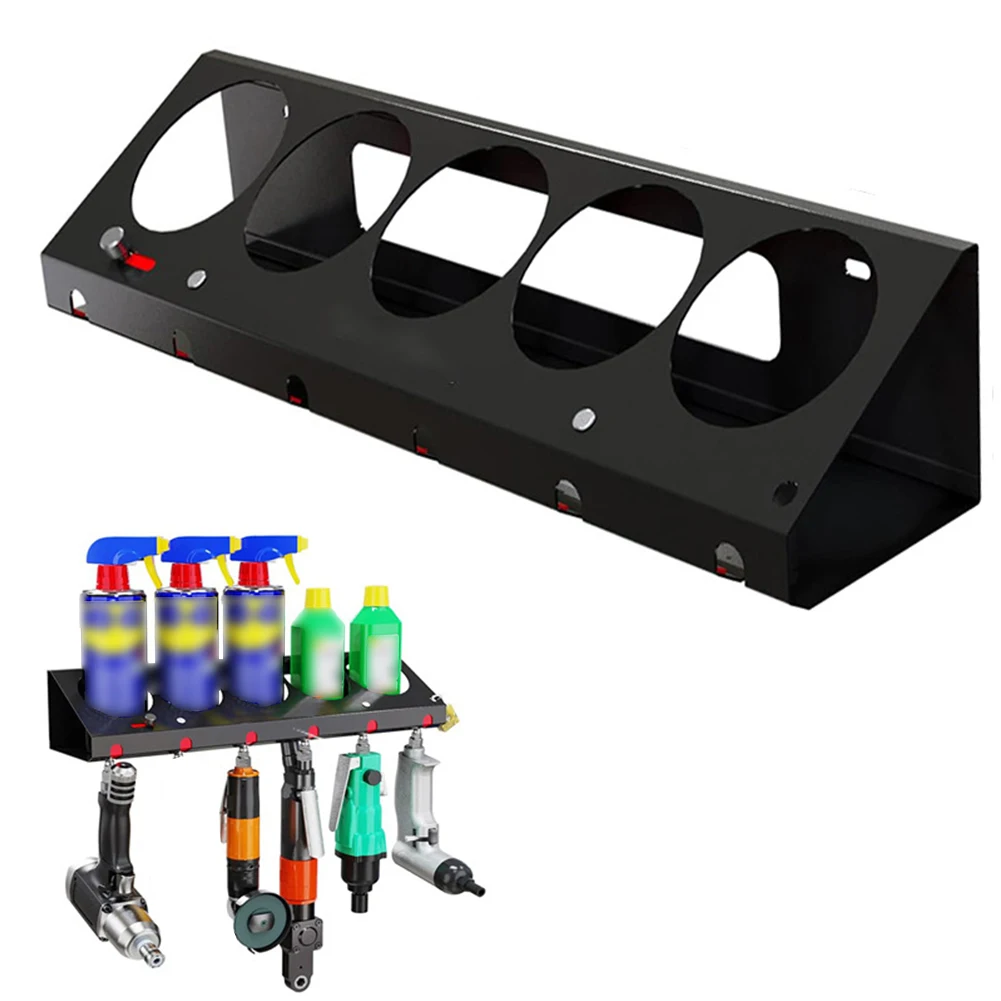 Tool Management 44*12*10cm Lockable Organizer Multi-Purpose Storage 5 Spray Can Slots Heavy Metal Construction