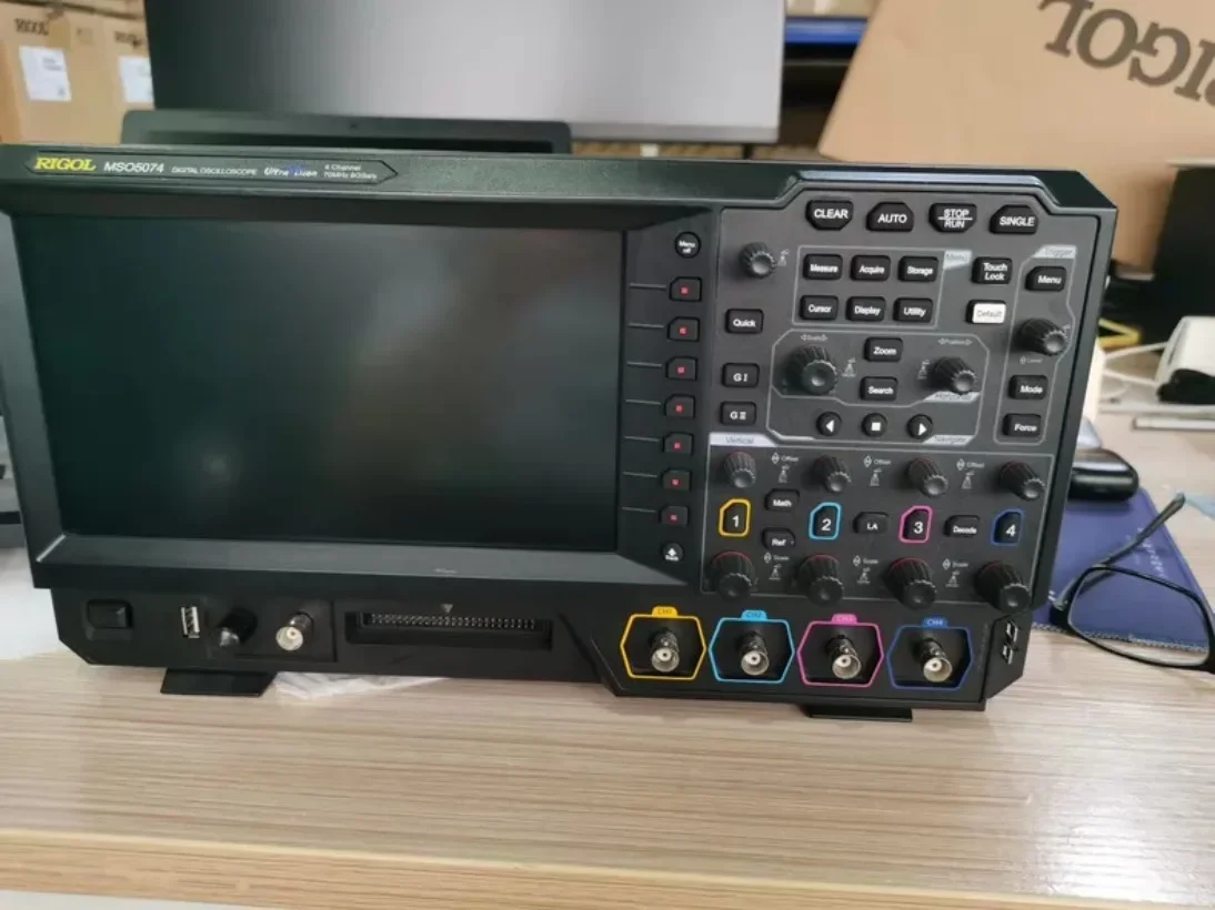 1PC RIGOL MSO5074 70MHz Oscilloscope with 16 Digital Channels for Embedded Testing#xing