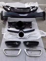 Car Front Bumper Surround Body Kit for Renault Captur Front grill trim fog lamp cover