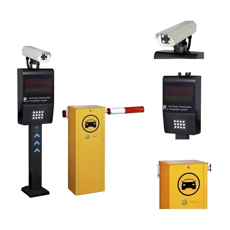 2026 New Automatic Vehicle License Plate Recognition Parking System ANPR LPR Camera Parking Payment Machine Lab Access Control