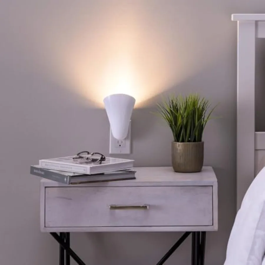 Plugin GU10 Spotlight Uplighter Wall Sconce Wash Light Plug Socket Outlet Uplight Lamp - NO LED Bulb Included