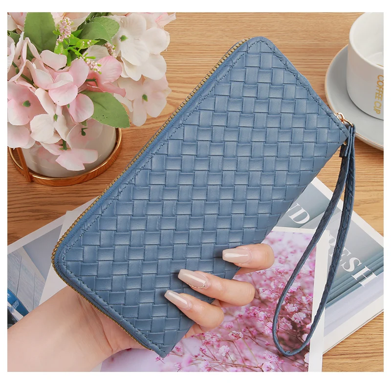 Male Purse Clutch Bags Zipper Coin Pocket Phone Pocket Men\'s Wallet Long Women Handbags Wallets Big Capacity Card Holder