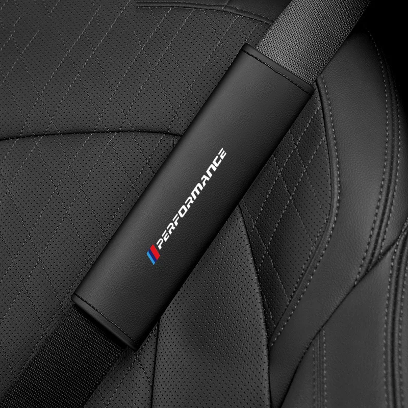 حزام أمان السيارة غطاء الكتف وسادة لسيارات BMW M أداء الطاقة E46 e39 E90 E36 E60 E34 E30 f30 f10 X1 X3 X5 e92 G30 اكسسوارات #3