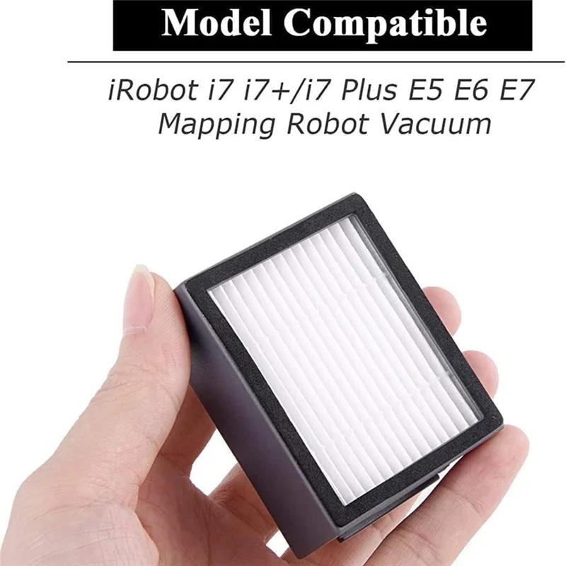 A39M فلتر Hepa + فرشاة جانبية + لفة فرشاة لاستبدال المكنسة الكهربائية الروبوتية Irobot Roomba I7 E5 E6 Series
