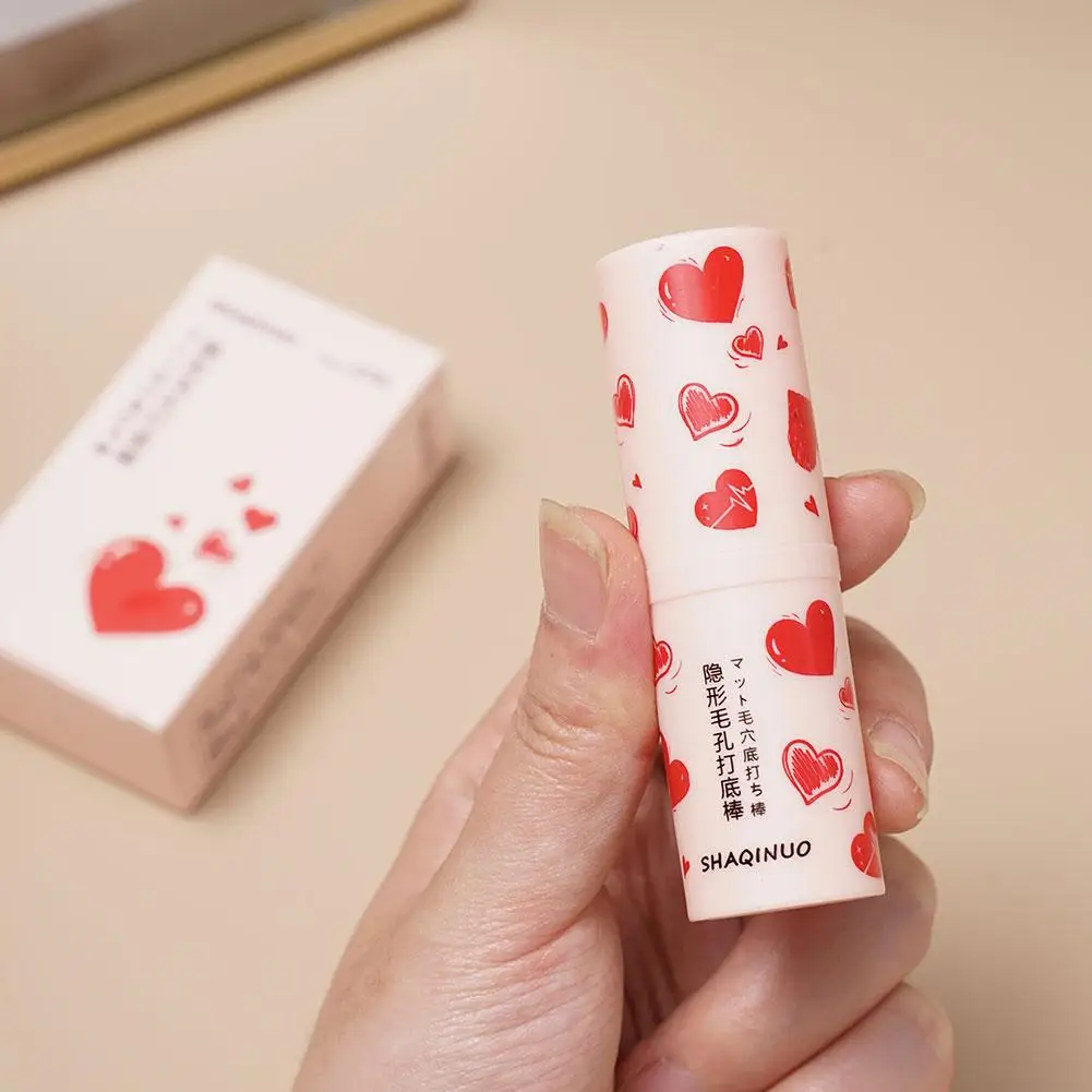 1/2 szt. Niewidoczny krem pory podkład do twarzy baza pod makijaż długotrwały korektor esencja róży olejek nawilżający podkład do twarzy w sztyfcie rozjaśniający